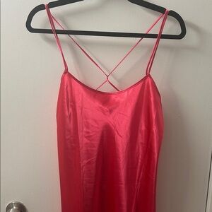 Vintage California Dynasty Hot Pink Slip Dress